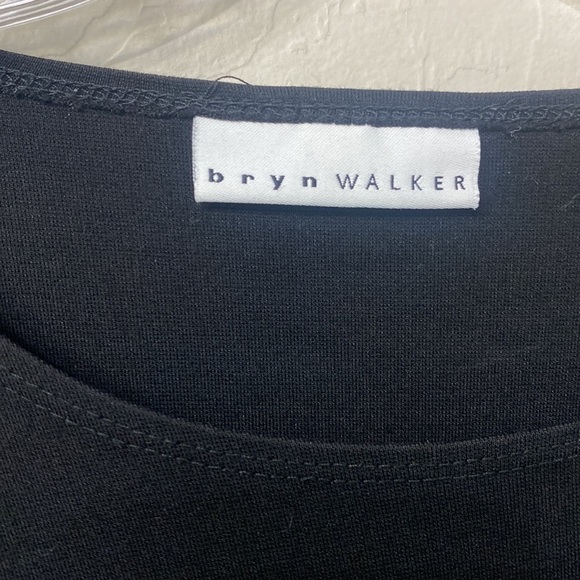 Bryn Walker asymmetrical black dress size small. - Picture 5 of 14